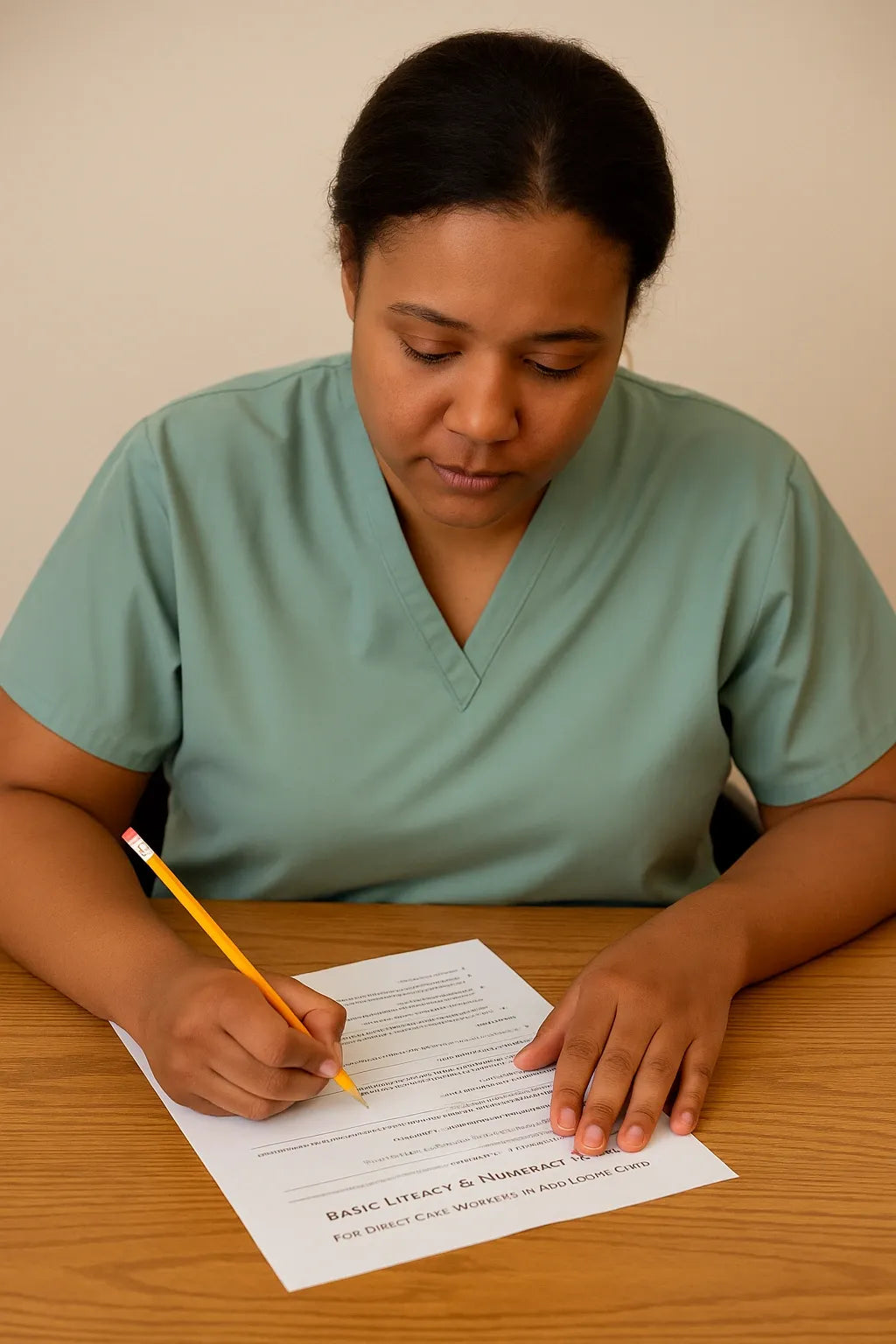 Literacy Test for Residential Care Up to 5 Employees - (Including Adult Foster Care)
