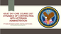 Adult Day Care Course 1307 - Dynamics of Contracting with Veterans Administration