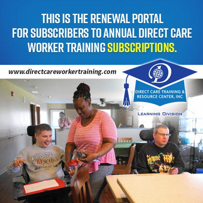 Direct Care Worker Training Subscription Renewal - Michigan AFC